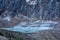 Wild nature in Rocky Mountains,Angel Glacier Jasper National Park