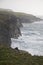 Wild ocean waves along Burren Way, near Doolin