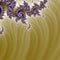 Wild Organic Gold Purple Intricate Fractal Background