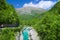 Wild river in the Alps (Soca / Isonzo)