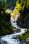 Wild River With Waterfall At Umbalfaelle On Mountain Grossvenediger In Nationalpark Hohe Tauern In Tirol In Austria