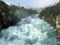 Wild rushing stream of Huka Falls New Zealand