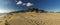 Wild sand dune,ocean,clouds and blu sky