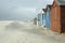 Wild Sand storm batters Beach huts