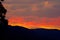 Wild Sunset, Montana, over the Sapphire Mountains