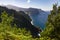 Wild vegetation and coastline from Vereda do Larano trail, Madeira, Portugal