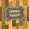 Wild west background on seamless wooden texture.