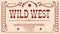 Wild west font, rodeo type, western cowboy letters