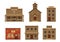 Wild West Houses Set