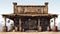 Wild West Nostalgia: An AI-Generated Illustration of a Charming General Store