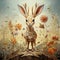 Wild Whimsy: Nature\'s Dance with Whimsical Creatures. Generative AI