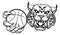 Wildcat Bobcat Cat Cougar Basketball Ball Mascot