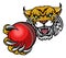 Wildcat Holding Cricket Ball Mascot