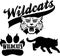 Wildcat Team Mascot/eps