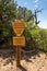 Wilderness Permit Required Sign