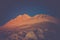 Wilderness scene of Taurus Montains in Tarsus Mersin Turkey. Peak of Yayla K zlar Sivrisi Da . Photo toned. Old design.