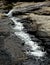 Wilderness Stream on Granite Slabs