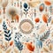 Wilderness Wonders: Bohemian Wolf Designs for Alluring Decor