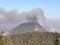 Wildfire on the biblical Mount Tabor, Israel