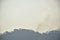 wildfire on Khao Pra mountain in Thailand destroy forest and pollution