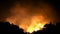 Wildfire Raging In Hills (HD)