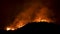 Wildfire Raging In Hills (HD Time-Lapse)