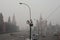 Wildfire\'s smog cover the Moscow.