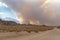 Wildfire starts in the Eastern Sierra Nevada mountains