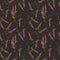 Wildflower seamless pattern