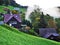 Wildhaus village in the Toggenburg region and in the Thur River valley