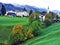 Wildhaus village in the Toggenburg region and in the Thur River valley