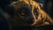 Wildlife, Monkey Sitting On A Branch of A Tree, Close Up Portrait of A Common Monkey, Macaque Monkey