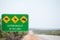 Wildlife Warning Highway Australia