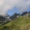 Wildseeluggen, mountain pass in the Pizol area. Mountain peaks