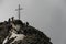 Wildspitze summit in Otztal alps, Austria