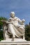 Wilhelm von Humboldt statue outside Humboldt University from 1883 by Martin Paul Otto, Berlin, Germany