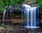 Wilke Glen and Cascade Falls in Osceola, Wisconsin during summer.