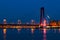 Willemsbrug Bridge in Rotterdam, Netherlands