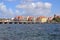 Willemstad, Curacao - 12/17/17: Colorful downtown Willemstad, Curacao, in the Netherland Antilles