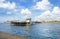 Willemstad, Curacao- Queen Emma Pontoon Bridge. It is a swing bridge that opens to allow boats to enter St Anna Bay