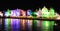 Willemstad at night in Curacao, Antilles, Caribbean