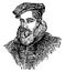 William Cecil, vintage illustration