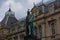 William Chambers Statue in Edinburgh, Scotland