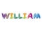 William male name text balloons