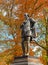 William Shakespeare, outdoor bronze sculpture of William Shakespeare by John Quincy Adams Ward, in Central Park in Manhattan, New