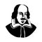 William Shakespeare.Vector portrait of William Shakespeare