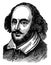 William Shakespeare, vintage illustration