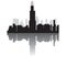 willis tower. Vector illustration decorative design