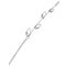 Willow branch drawn with one line. Spring minimalistic vector illustration