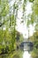 Willow Tree overhanging the water, Suzhou, China